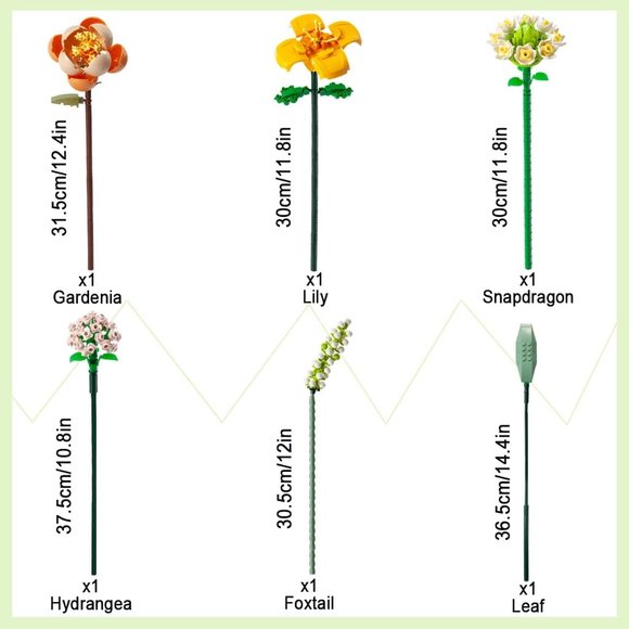 Gardenia, Snapdragon, Hydrangea, Lily, Foxtail Flower Bouquet BuildingBl… - Picture 4 of 7